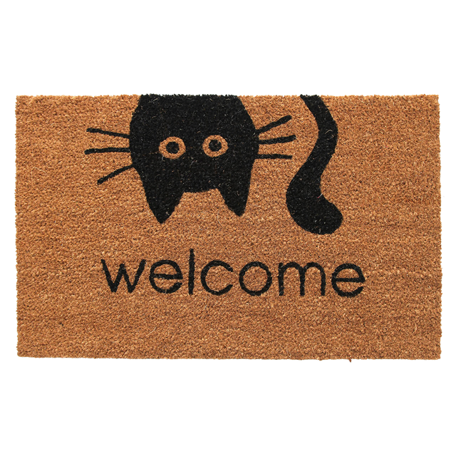 Meow Welcome Coir Doormat