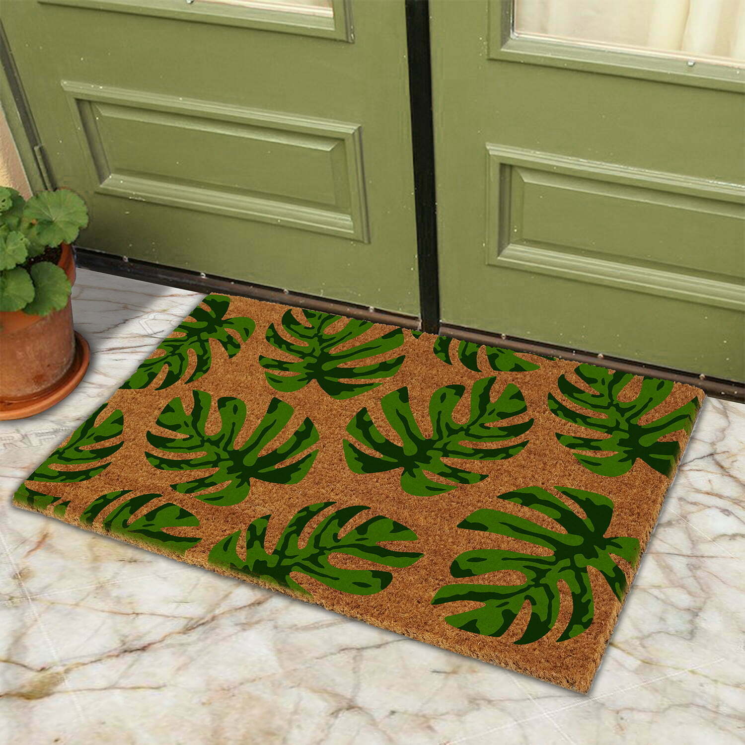 My Monstera Coir Doormat