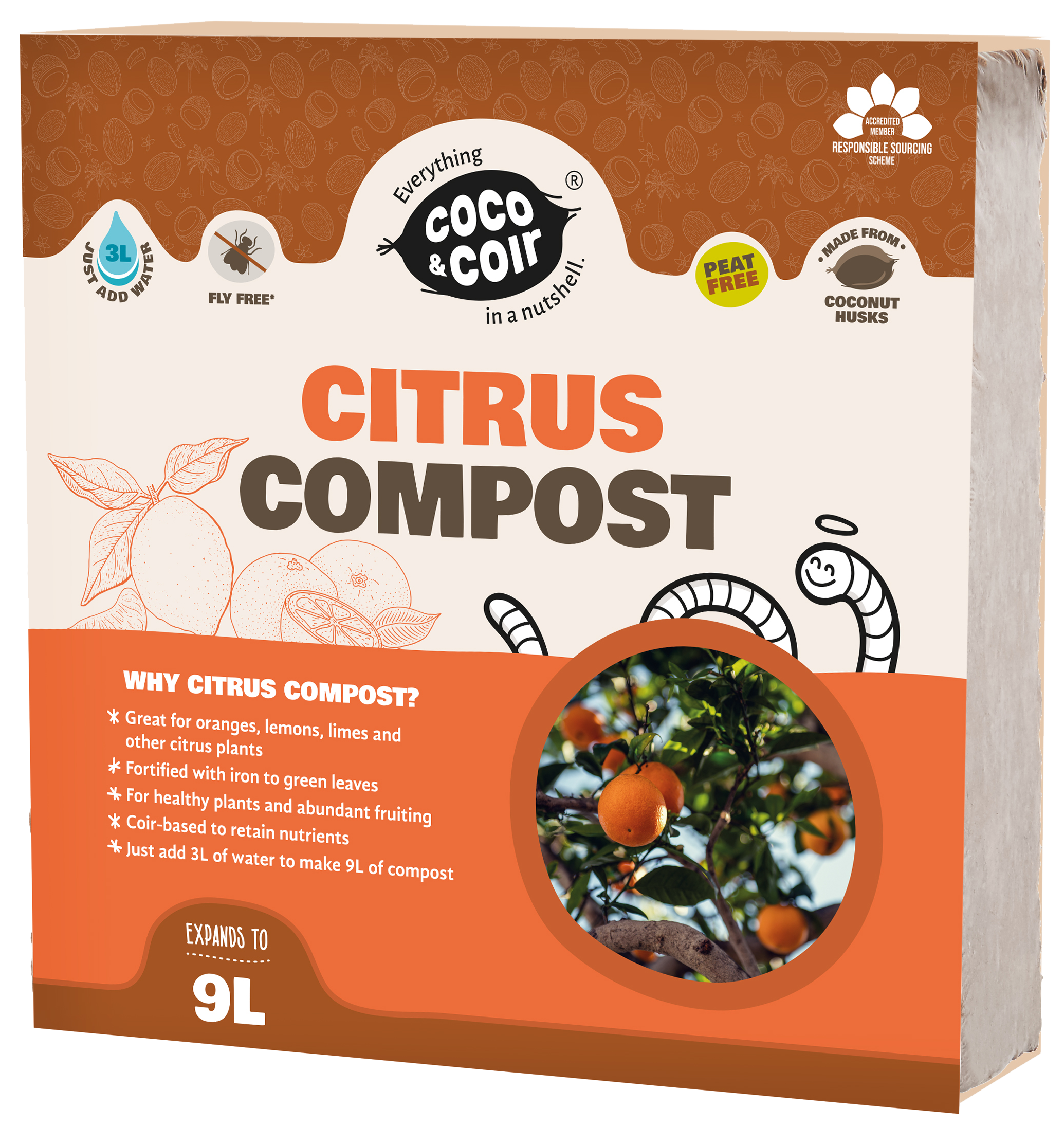 Citrus Compost - 9L